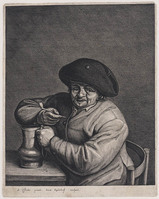 KG 03226
<br/>
Pijprokende man
<br/>
<em>Suyderhoef, Jonas (ca. 1613-1686)</em>